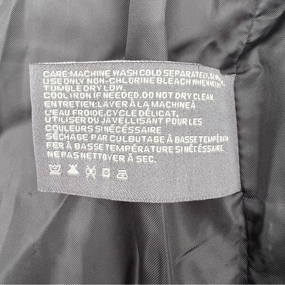 Mens Perry Ellis Puffer Jacket Removable Hood Black Size XL Portfolio Wellon - Picture 14 of 15